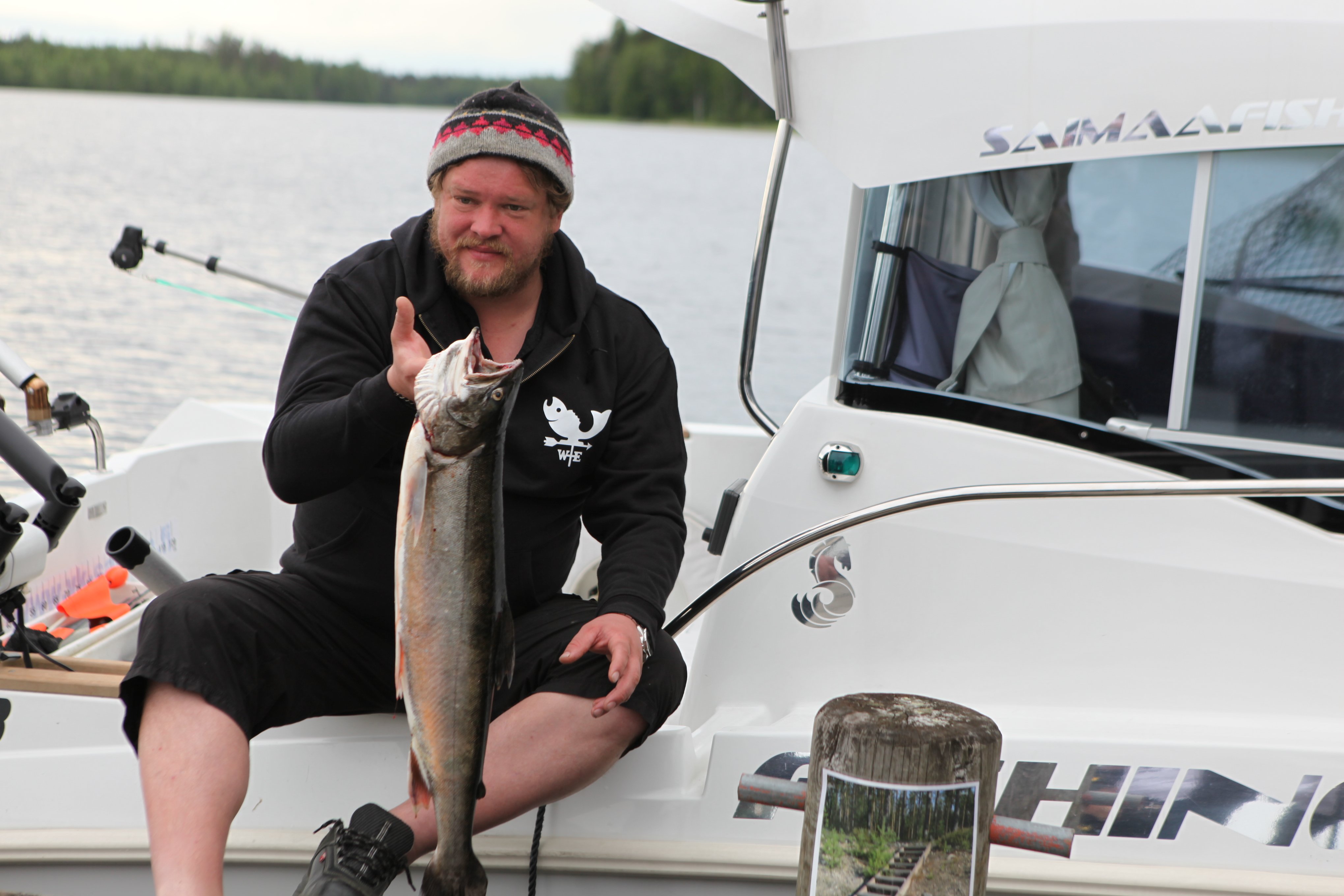 Один день рыбалки с Вилле Хаапасало