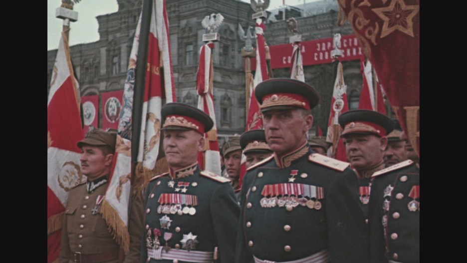 Кадр из документального фильма «Парад Победы 1945 г.»